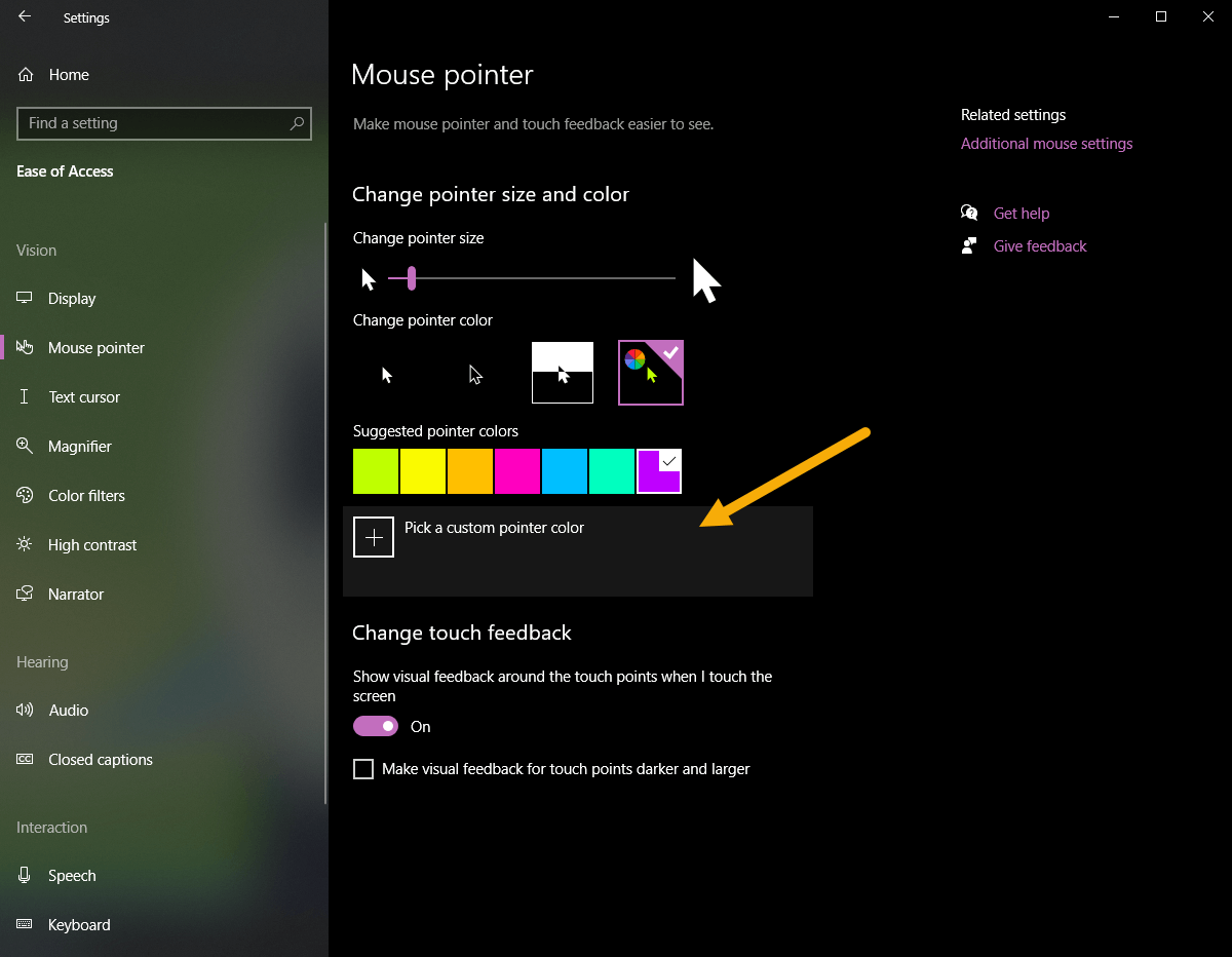 html change cursor color