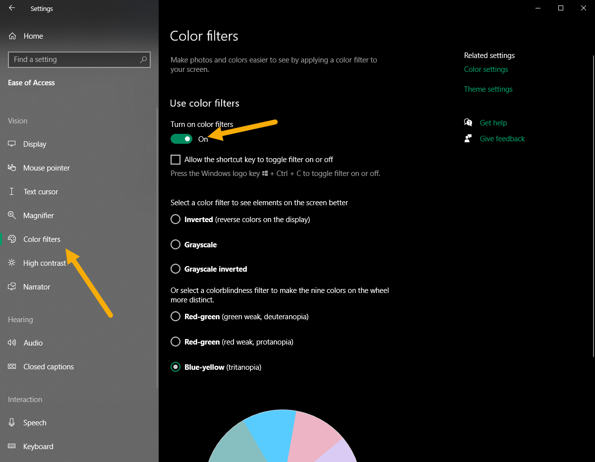How to Enable Colorblind Mode in Windows 10 Color Blind Filters