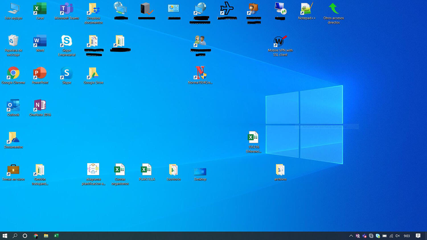 desktop icons not working windows 10
