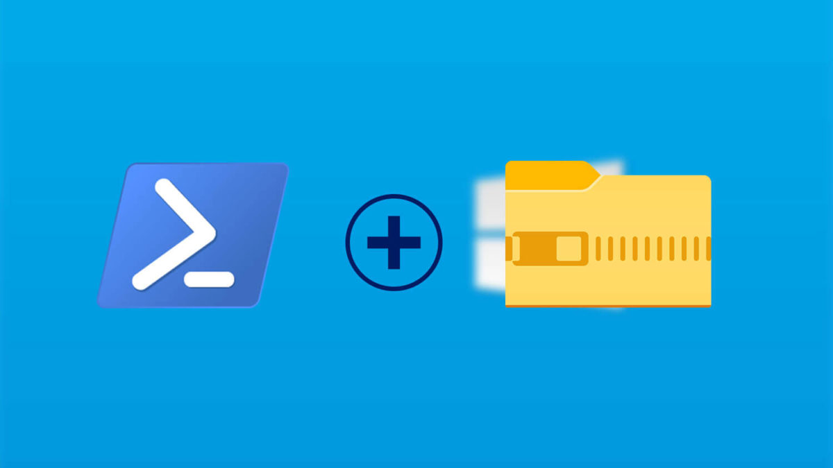 How To Zip And Unzip Files Using Powershell In Windows 11/10 Compress