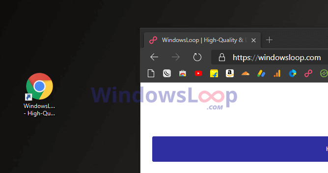 How to Add Website Desktop Shortcut in Chrome & Edge