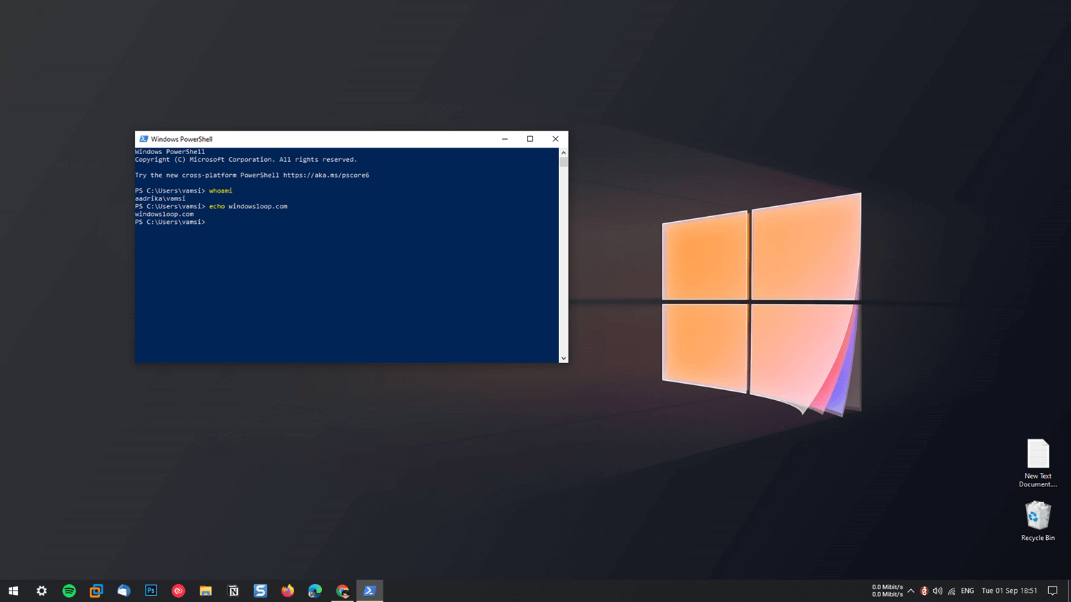 how to use powershell on windows 10