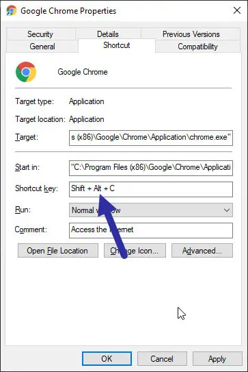 google chrome desktop shortcut images