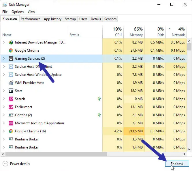 shortcut to force quit a program on windows