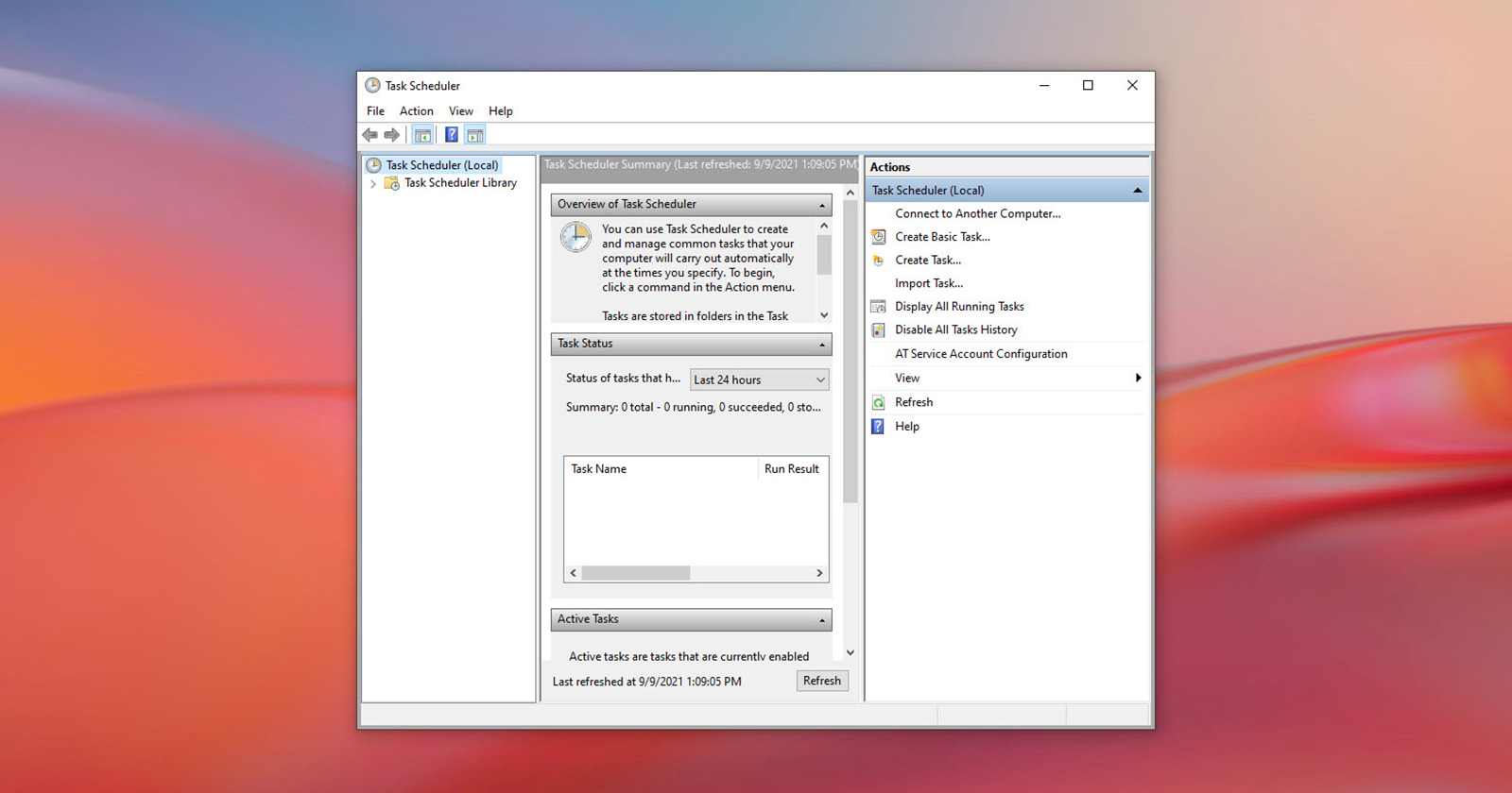 How To Enable History in Task Scheduler